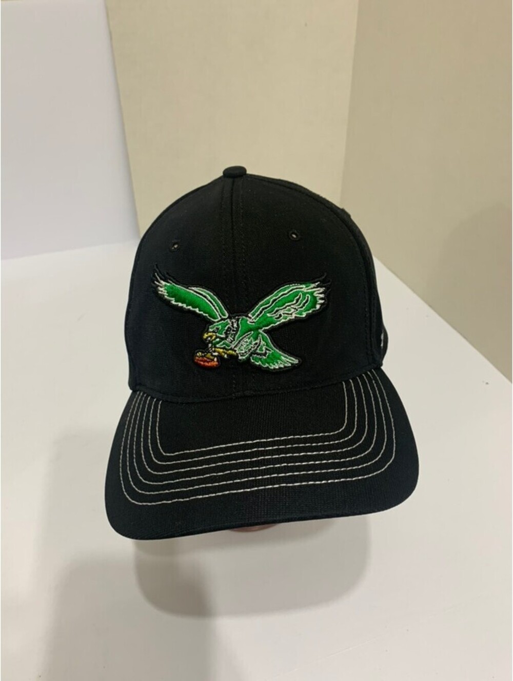 Philadelphia Eagles "47 Brand Throwback Kelly Green Eagle Stretch Fit Hat L XL